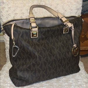 MK logo tote